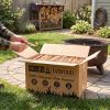 40 Lbs Fatwood Fire Starter Sticks, 100% Natural Kindling wood, Pine Firewood Firestarter for Campfire, Stove, Fireplace, Bonfires, Grill