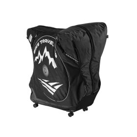 Bike Travel Bag, Road Bike Bag Road Bicycle Storage Carry with TSA Lock & Dual Zipper, Black Bicycle Case Wheelbase 37-42 in for Air Travel