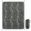 Packable Quilted Camping Blanket, 82 x 58 in, Outdoor Throw with Stuff Sack