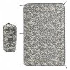 Packable Quilted Camping Blanket, 82 x 58 in, Outdoor Throw with Stuff Sack